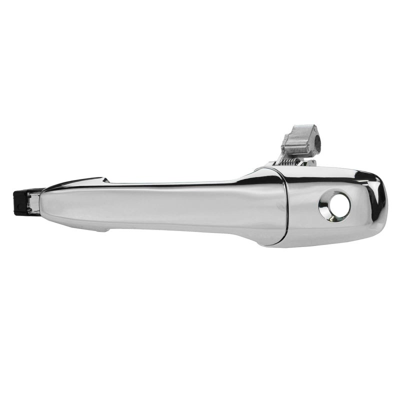 TRQ Front Left Exterior Door Handle Chrome Drivers Side Compatible with 2004-2009 Mazda 3 2003-2008 6 2007-2012 CX-7 2007-2015 CX-9 2004-2008 RX-8 - Image 1