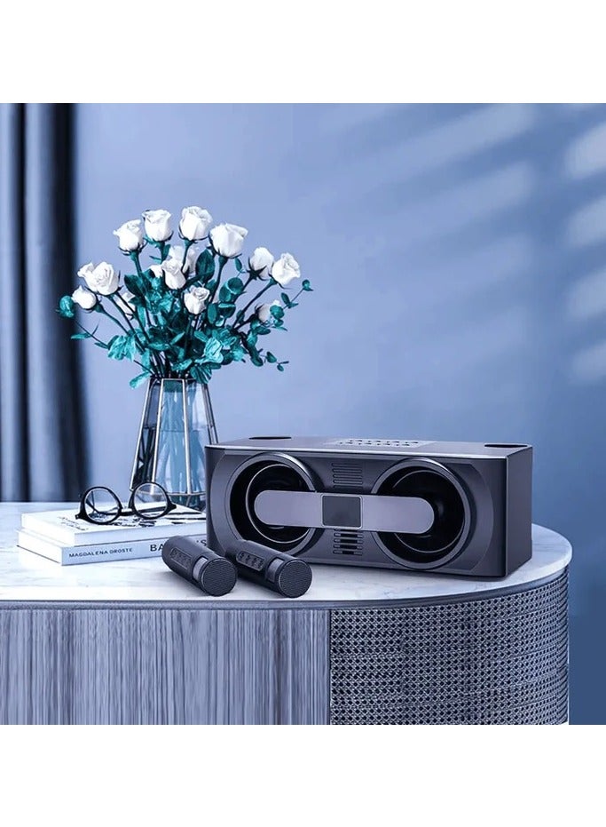 Smart Berry M24 Karaoke Speaker Bluetooth Wireless mic - Image 2