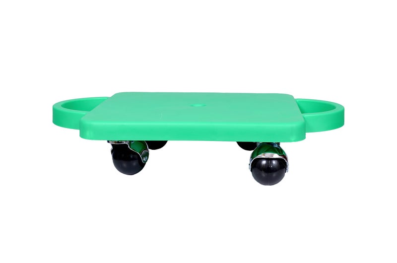 Rilekh Scooter Board with Handles, Sitting Scooter for Kids Indoor Play Equipment, Fun Scoot Board with Non-Marring Plastic Casters for Children (Color May varry) - Image 1