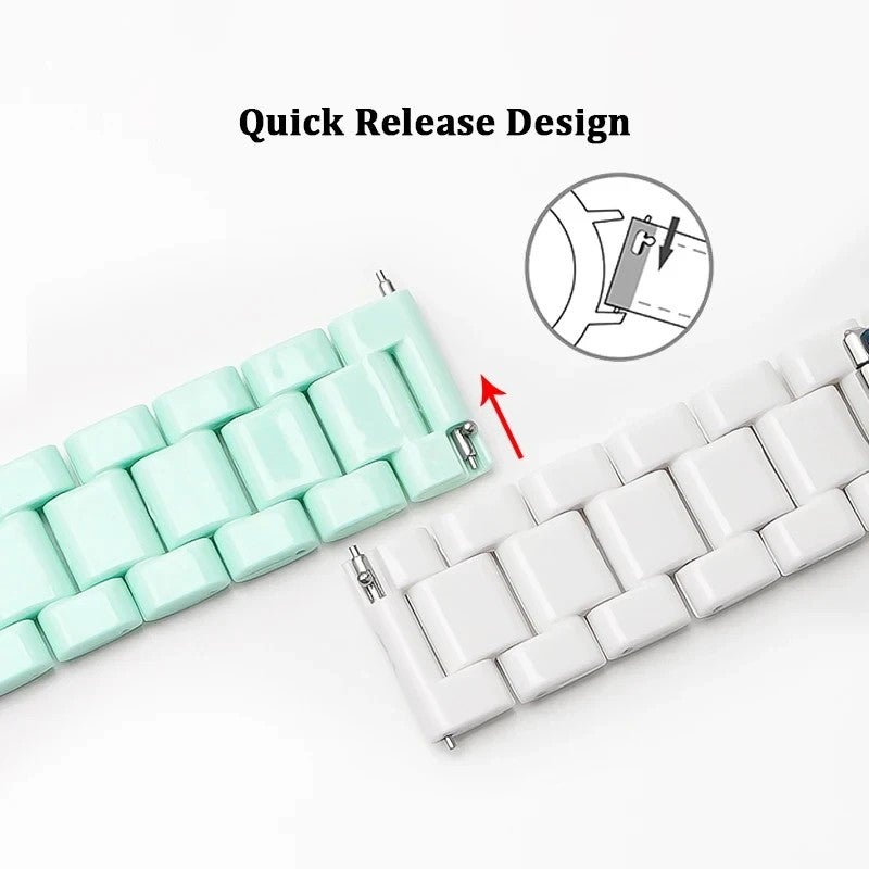 Bluejw Quick Release 20mm 22mm Waterproof Sport Watch Strap Replacement for Huawei Men Women Plastic Watch Bands - Image 4