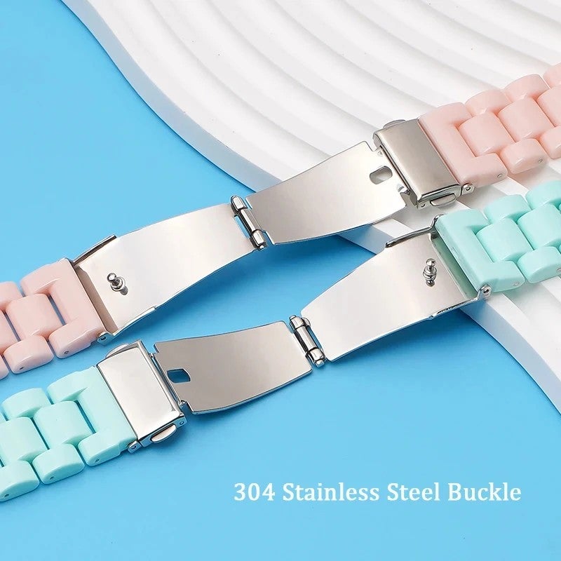 Bluejw Quick Release 20mm 22mm Waterproof Sport Watch Strap Replacement for Huawei Men Women Plastic Watch Bands - Image 5