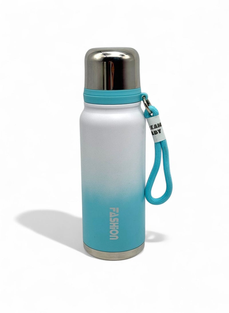 QSHOP Leak-proof 650ml thermal bottle keeps drinks at the perfect temperature throughout the day and is the perfect companion for hot and cold drinks. - Image 1