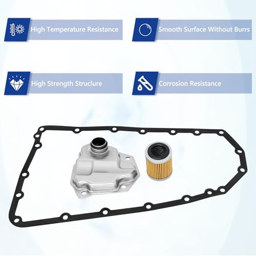 QFISH JF011E CVT Transmission Filter Kit Fit for Nissan Altima Juke NV200 Rogue Sentra Mitsubishi Lancer Outlander Jeep Compass Dodge Patriot Caliber Replace 31728-1XF03 31728-1XF0A 31728-1XF02 5191890AA - Image 5