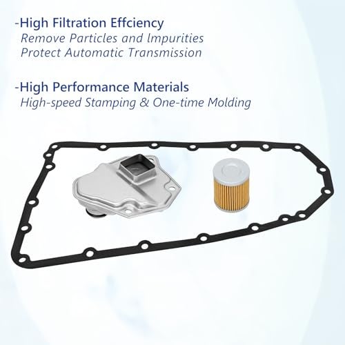 QFISH JF011E CVT Transmission Filter Kit Fit for Nissan Altima Juke NV200 Rogue Sentra Mitsubishi Lancer Outlander Jeep Compass Dodge Patriot Caliber Replace 31728-1XF03 31728-1XF0A 31728-1XF02 5191890AA - Image 4
