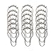 BeGrit BeGrit 18 Piece Set Rustproof Shower Curtain Rings Hooks for Bathroom Shower Rod  - Image 2