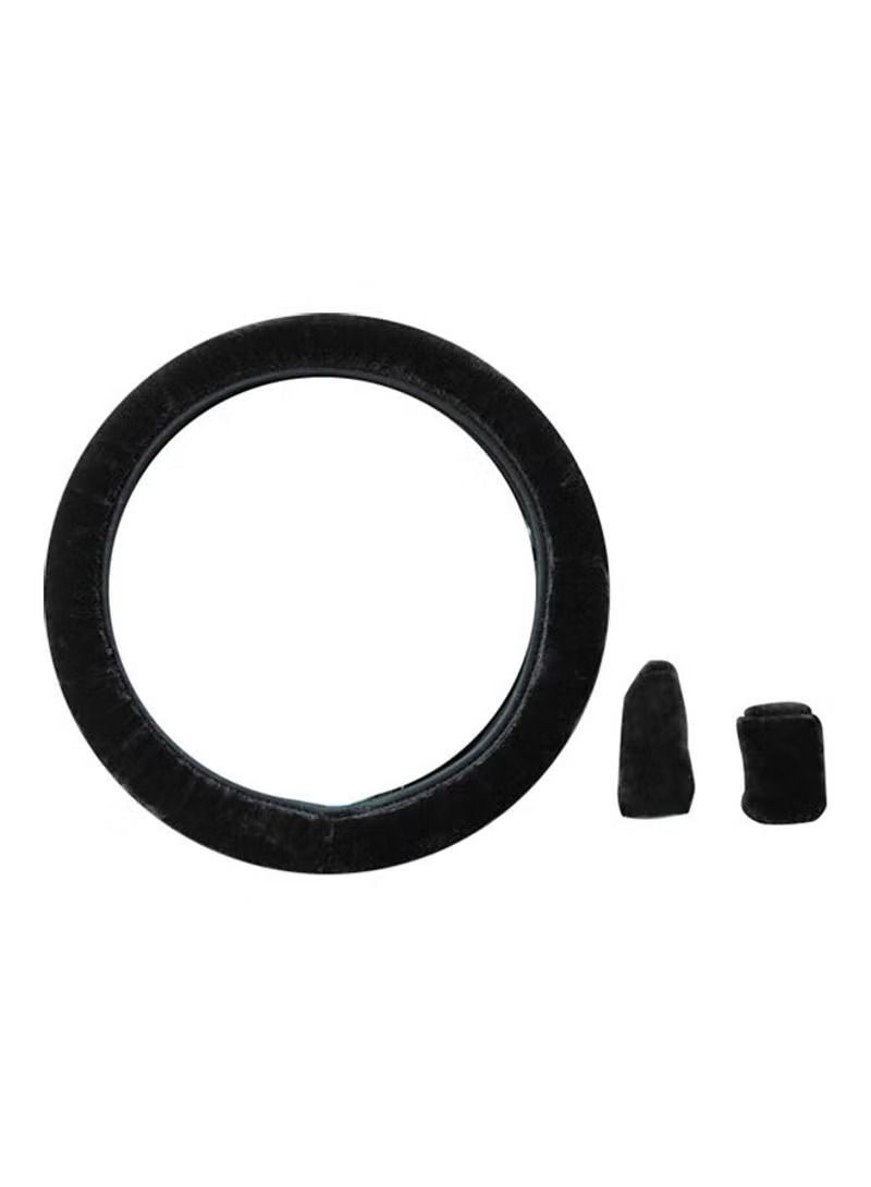 AGD Fluffy 3 pcs Steering Wheel / Handbrake / Gear Shift Cover - Image 1