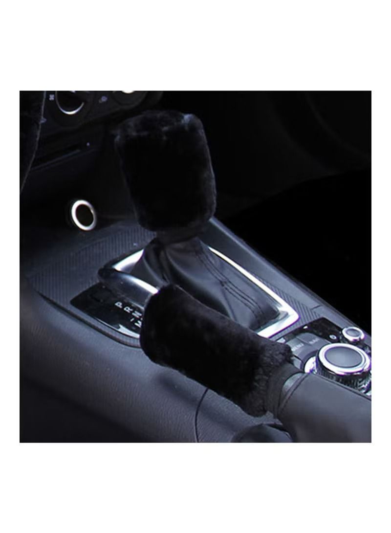 AGD Fluffy 3 pcs Steering Wheel / Handbrake / Gear Shift Cover - Image 3