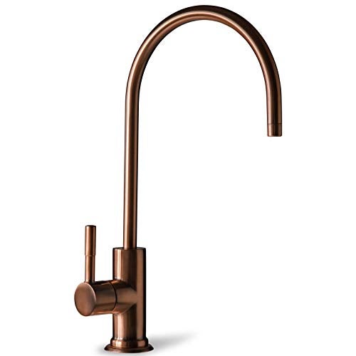 iSpring GA1AW Heavy Duty Contemporary Style High Spout Kitchen Bar Sink NonAir Gap Drinking Water Faucet in Antique Wine 14 - Image 1