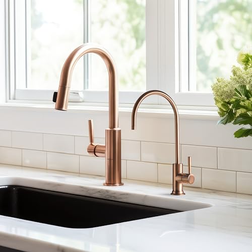 iSpring GA1AW Heavy Duty Contemporary Style High Spout Kitchen Bar Sink NonAir Gap Drinking Water Faucet in Antique Wine 14 - Image 3
