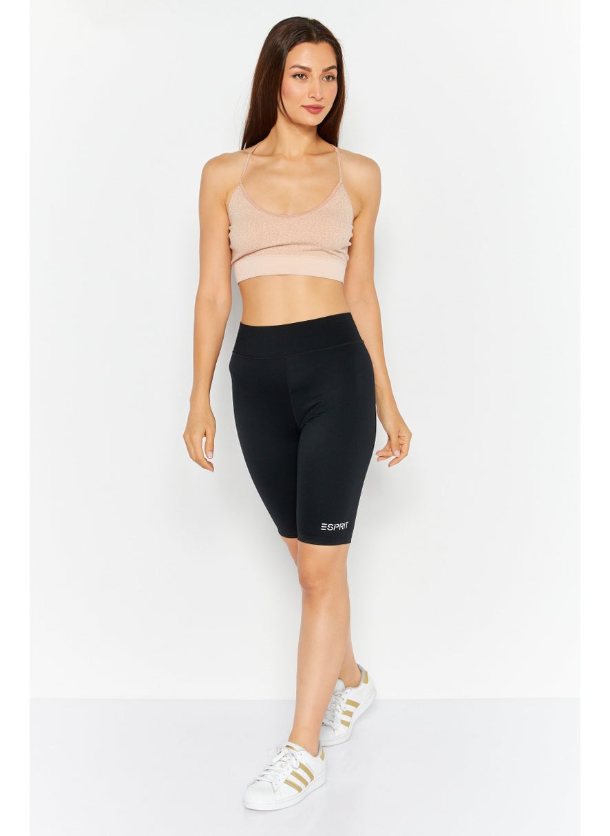 ESPRIT Women Tight Fit Pull-On Cycling Short, Black  - Image 2