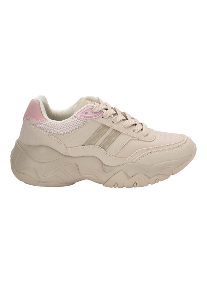 Bata Chunky Sole Lace-Up Sneakers  - Image 1