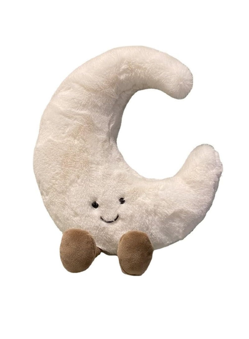 general Plush toys in the shape of the moon, soft cushions for sofas at night, can be used as home decorations, as birthday gifts for boys and girls (moon). - Image 1