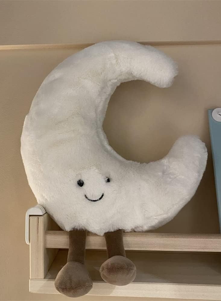 general Plush toys in the shape of the moon, soft cushions for sofas at night, can be used as home decorations, as birthday gifts for boys and girls (moon). - Image 3
