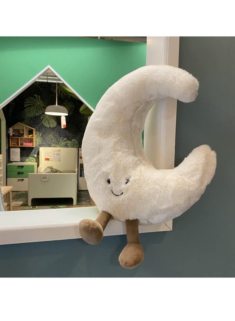 general Plush toys in the shape of the moon, soft cushions for sofas at night, can be used as home decorations, as birthday gifts for boys and girls (moon). - Image 2