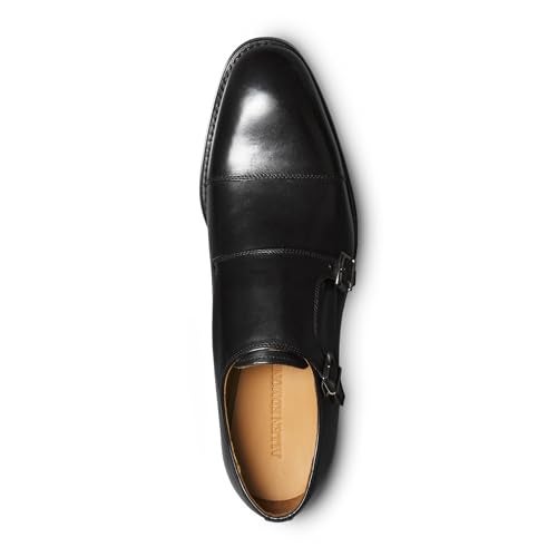 Allen Edmonds Mens Pierce Monk Strap Oxford Oxford Black Leather 7.5 D - Image 5
