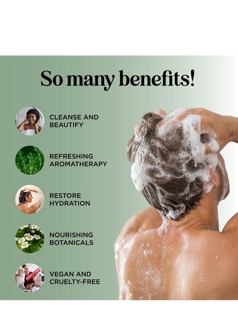 Honeydew - Invigorating Tea Tree Mint Shampoo - Rosemary Mint Shampoo for Oily Hair with Tea Tree Oil for Hair - Aromatherapy Clarifying Shampoo for Build Up Dry Scalp and Flakes with Essential Oils for Hair - Image 1