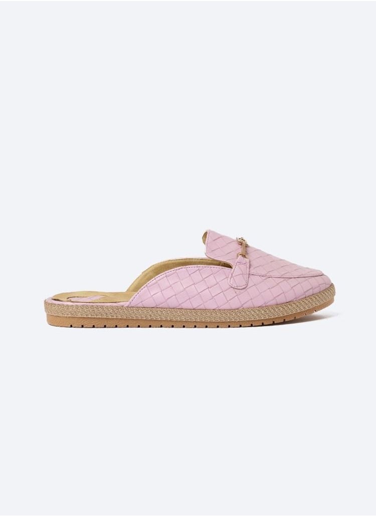 زهوة Slipper Circled  Accessories Leather Flat  - Image 3