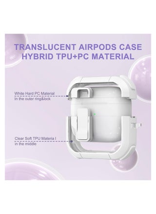 Airpods 3 Clear Case Cover Automatic Snap for Switch Secure Lock Case for Apple Airpod 3rd 2021 Generation Case Cover with Cute Candy Keychain for Women White - pzsku/Z372C2A171F33D9210F25Z/45/_/1725544664/1905a8e6-208f-457a-9e02-7c0edabdd264