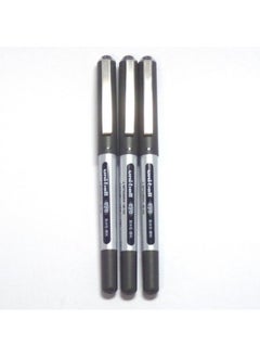 Uni Ball Eye Rolling Ball Pen Extra Fine Point 0.5Mm Black Ink 3 Pens Per Pack (Japan Import) [Komainudou Original Package]  - Image 1