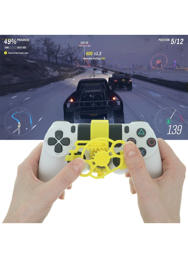 Generic Organ Bird Pc Computer Racing Game Handle Steering Wheel Simulation Driver Simulator PS4 Oka Horizon-Product Color:Temperature Changing Color  - Image 4