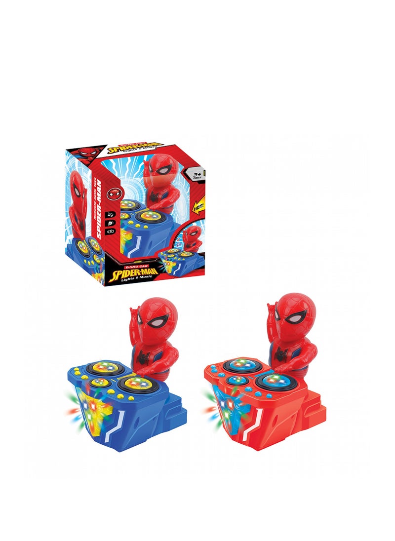 MUMS PLANET Urban Creation Super Hero Legends Robot Action Figure Musical Drum Spider Toy Decorative Showpiece - 18 cm  (Polyvinyl Chloride, Red)  - Image 2
