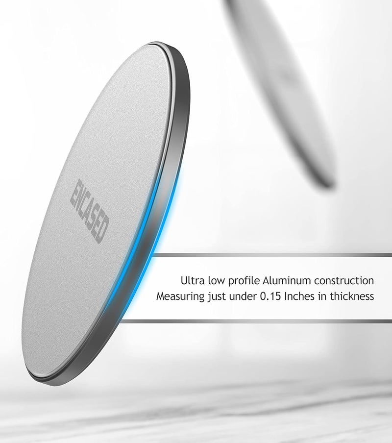 إنكاسد حامل iPhone لاصق من ENCASED، متوافق مع قاعدة MagSafe (فائق النحافة 0.15 بوصة) قرص تثبيت مغناطيسي آمن للجدار، لوحة القيادة في السيارة، صالة الألعاب المنزلية، ملحقات الثلاجة في المطبخ (ظهر لاصق) - Image 4