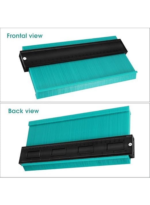 PRIPIVA PRIPIVA Contour Gauge 10 Inch Profile Gauge Measure Ruler Contour Duplicator for Precise Measurement Tiling Laminate Wood Marking Tool  - Image 3