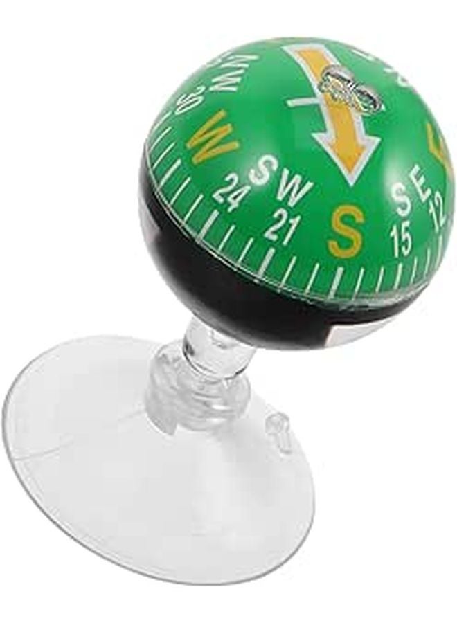 38mm Plastic Car Dashboard Compass Ball With Suction Cup For Auto Motorcycle Marine Navigation - Image 1