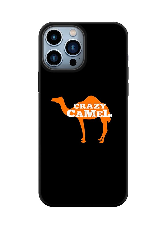 Stylizedd Tough Pro Case for iPhone 15 Pro Max Dual Layer Hybrid PC TPU Customized Mobile Cover Matte Finish Phone Case - Crazy Camel - Image 1