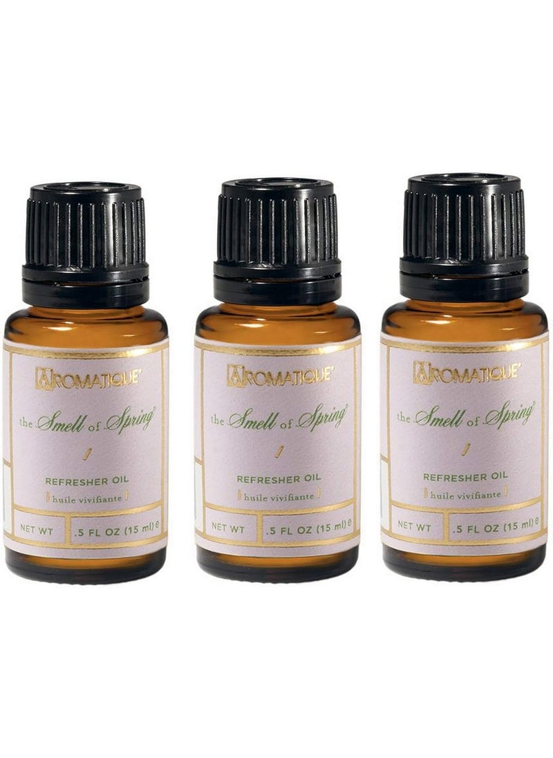 AROMATIQUE Aromatique Sunkissed Sandalwood Refresher Oils - Set of 3 x 0.5 oz - Premium Fragrance for Potpourri and Home 