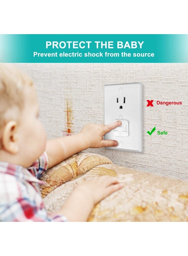 GRENFU Outlet Covers Baby Proofing with Hidden Pull Handle - Image 2