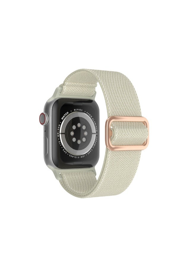 ترامكس ستارلايت ستارلايت لون حلقة سولو سولو لوب مطاطي متوافق مع سوار ساعة أبل للرجال 40 ملم للرجال 41 ملم للرجال 38 ملم للرجال 42 ملم، سوار معصم نايلون ناعم مضفر مرن لساعة iWatch Series 10 9 9 8 7 7 6 5 4 3 3 2 1 SE Ultra - Image 2