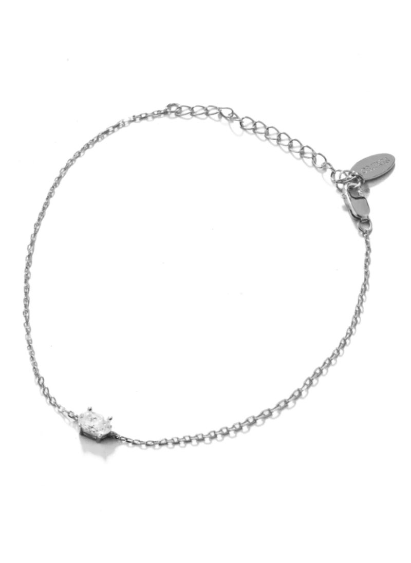 LAVEEN JEWELLERY Adjustable Bracelet for Women With Pear Stone | 18k Gold Plated, 925 Sterling Silver |  5A Hand-Carved Cubic Zirconia | Gold Plated Bracelets for Women  - Image 1