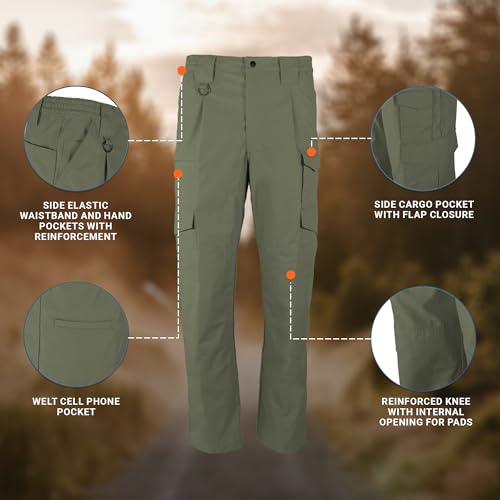 Propper Men's Canvas Tactical Pant, Olive, 38 x 32 - Image 4