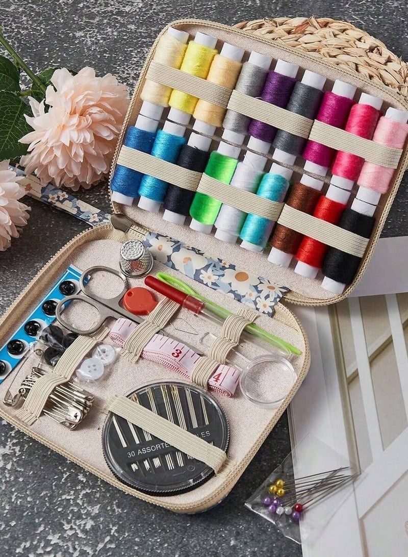 Premium Sewing Kit for Beginners & Professionals - Complete Set with Organized Case, Needles, Threads, Scissors, and More  - Image 2