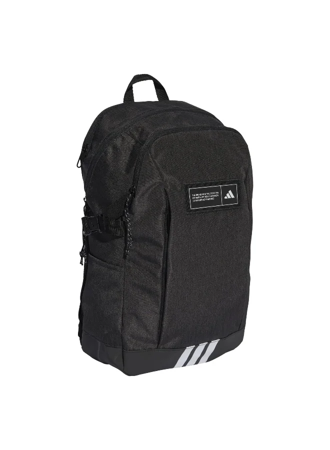 اديداس حقيبة رياضية للجيم والتدريب للرجال والنساء باللون الأسود