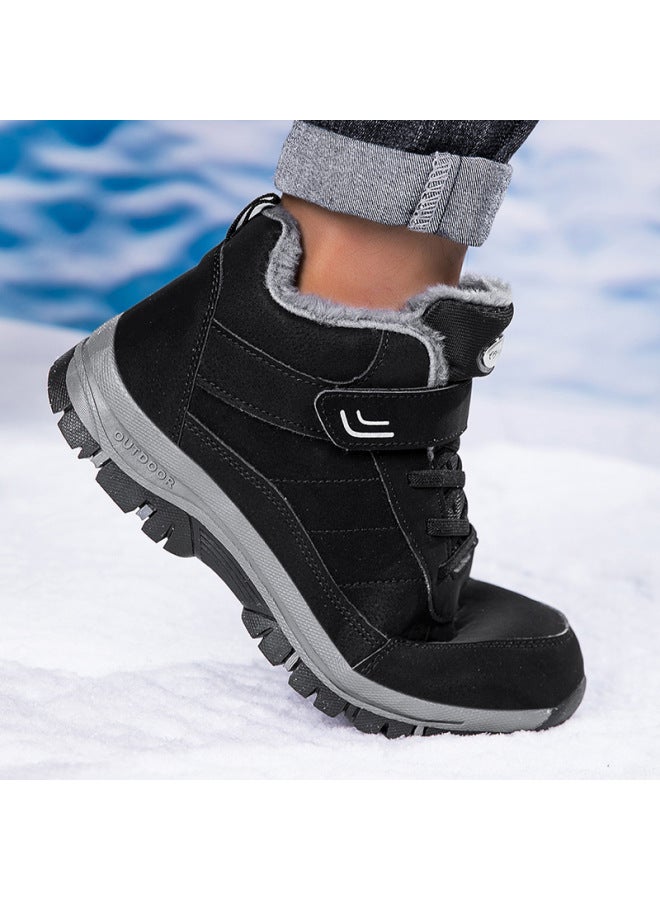 Cotton Shoes For Couples, Elderly Shoes, Winter Velvet Cotton Boots For Men And Women, Warm Cotton Shoes, Snow Boots