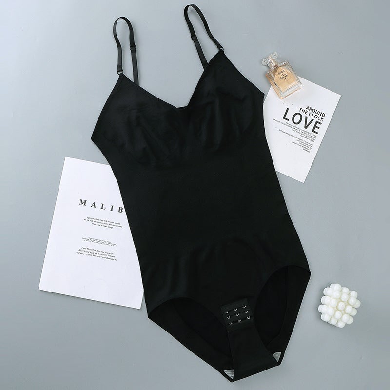Plus Size Postpartum Shapewear Bodysuit for Women Skin color  - Image 2