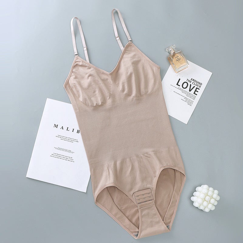 Plus Size Postpartum Shapewear Bodysuit for Women Skin color  - Image 1