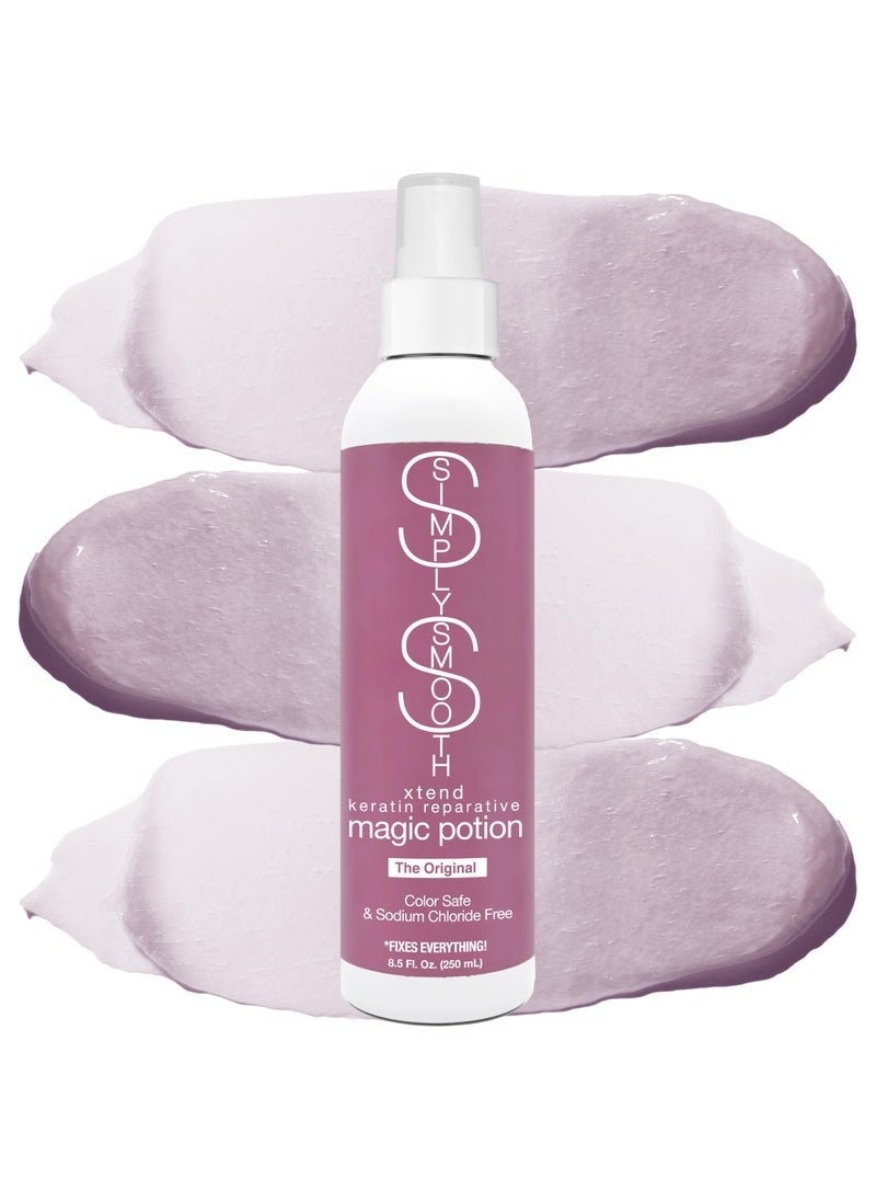 SIMPLY SMOOTH SIMPLY SMOOTH Magic Potion Original Leave In Conditioner Detangler & Heat Protection Styling Spray Repair & Reduce Breakage Color Safe & Sodium Chloride Free 8.5oz 