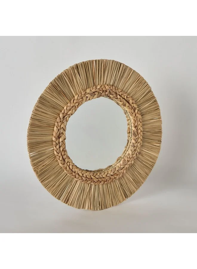 Home Box Belmonte Seagrass Mirror 50 cm