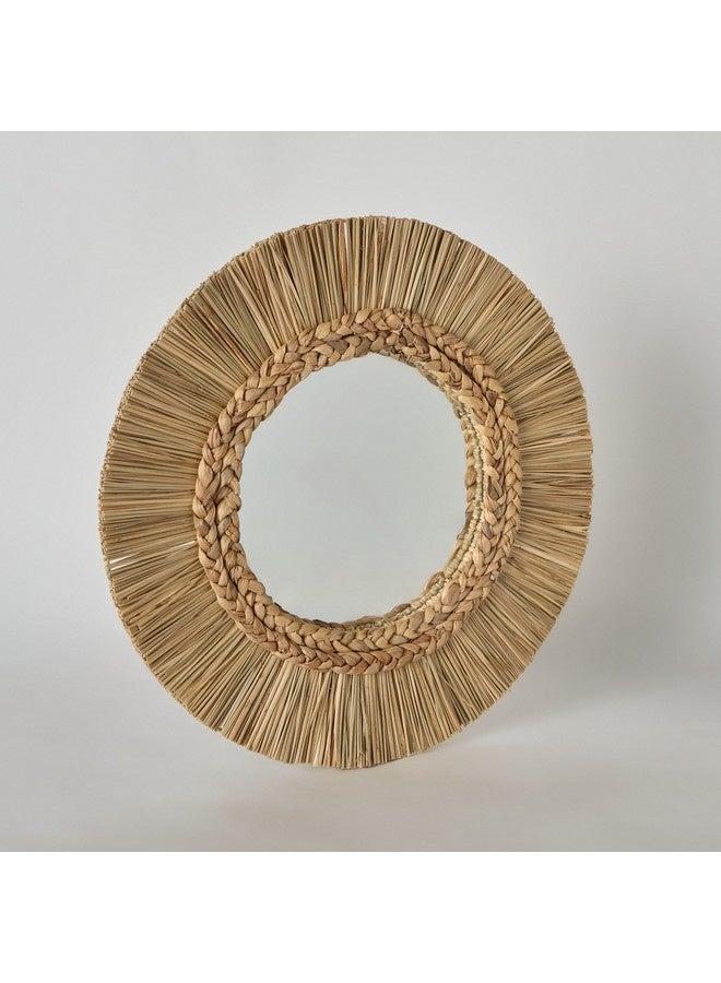 Home Box Belmonte Seagrass Mirror 50 cm - Image 1