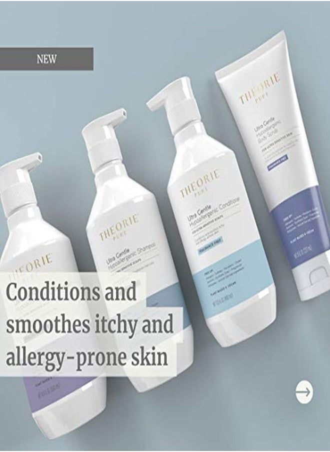 Theorie Pure Ultra Gentle Hypoallergenic Conditioner Plant Based & Vegan Conditions And Soothes Itchy & Allergy Prone Skin Fragrance Free Suited For Ultra Sensitive Scalp Pump Bottle 400Ml (1353 Fl Oz (Pack Of 1))  - Image 5