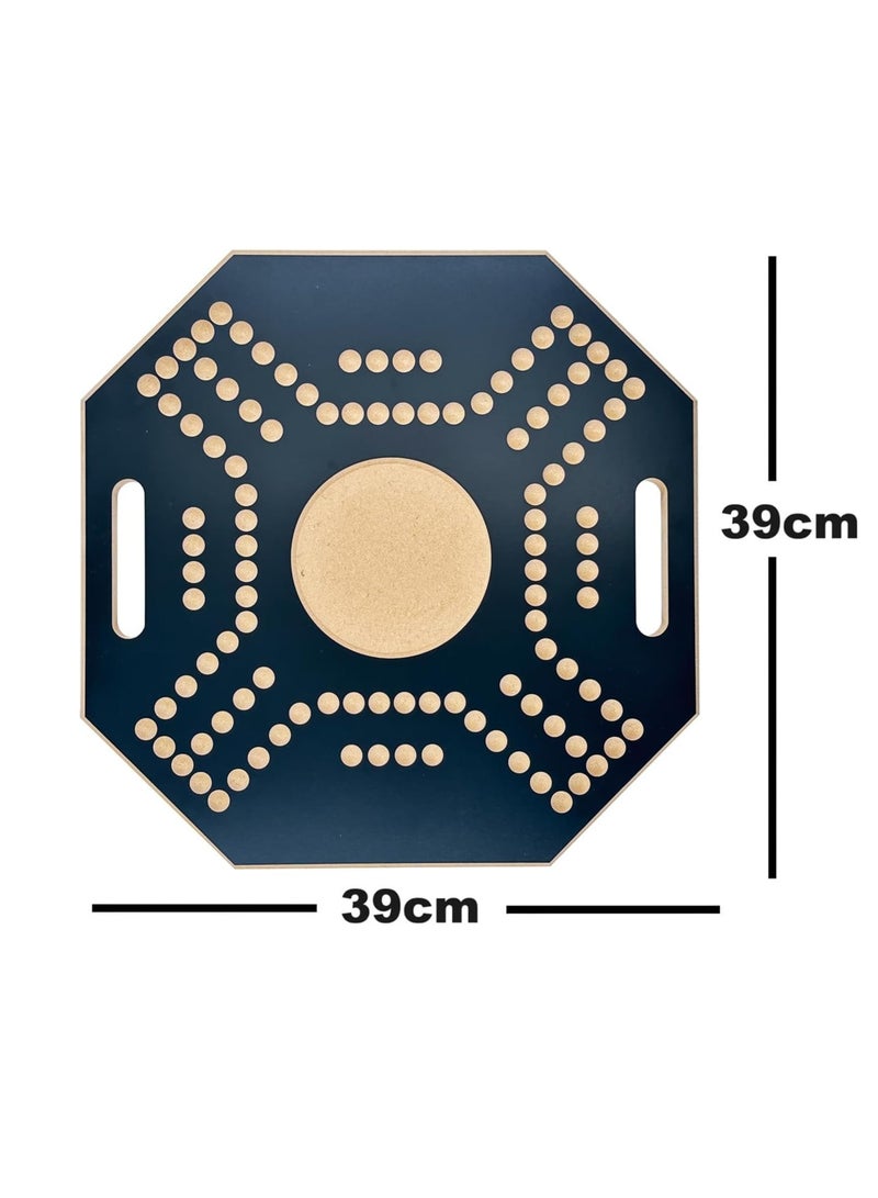 Jackaroo Board Game - Wooden Board - Sophisticated, Competitive and Fun Game for 2-4 Players, Playing Cards for All Games-Board games - Board games - Group games-Children's games - Adult games - Intelligence games - Image 2