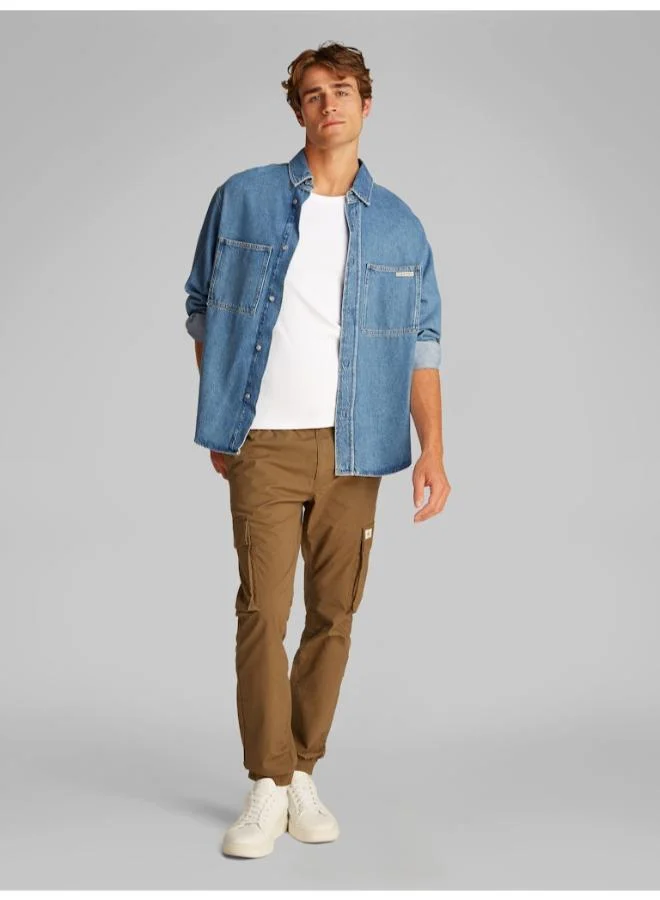 CALVIN KLEIN Relaxed Long Sleeve Denim Shirt