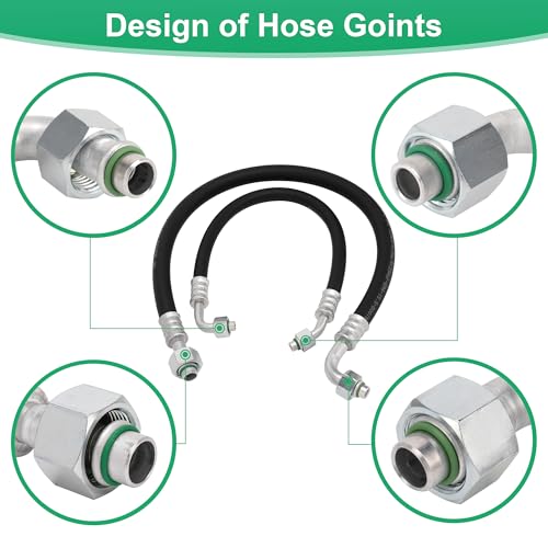 Jetuplusllc Fits for 1982-1992 Camaro/Firebird LSX LS1 Conversion Engine Motor Swap A/C Line Kit,Will not Work with Stock LS1 Exhaust Manifolds - Image 5