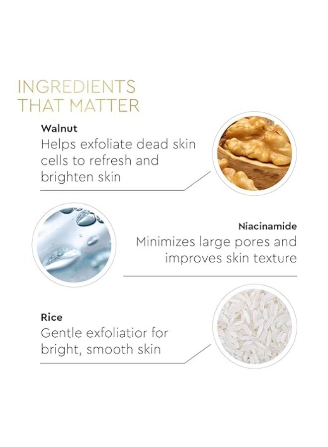 VLCC Clinic Skin Renew Body Scrub - 200g | Skin Detoxifying Scrub | Removes Blackheads & Whiteheads | Removes Excess Oil, Dirt and Impurities | with Walnut, Rice, and Niacinamide - Image 3