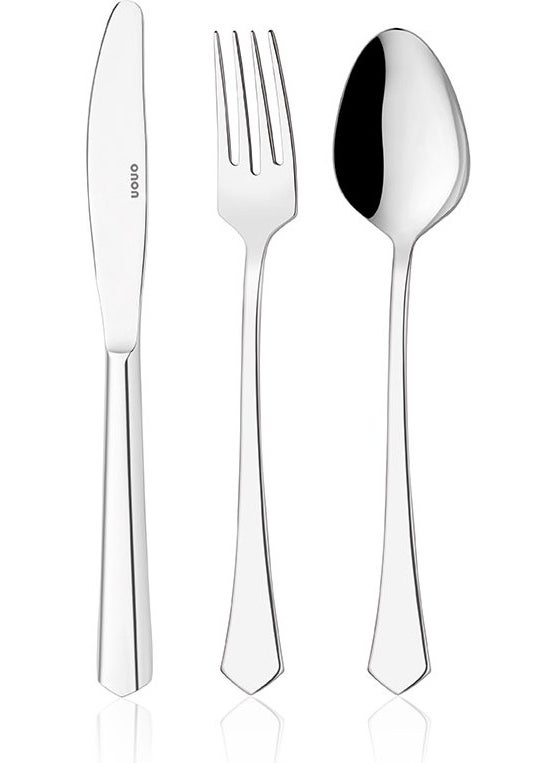 Onon Artemis Plain 84 Piece Cutlery Set Boxed  - Image 4