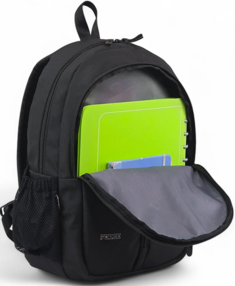 Force Basic Unisex Backpack Black – Full waterproof - Image 4
