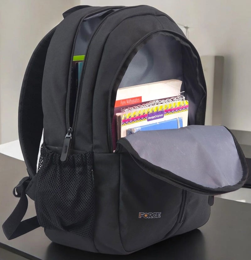 Force Basic Unisex Backpack Black – Full waterproof - Image 5